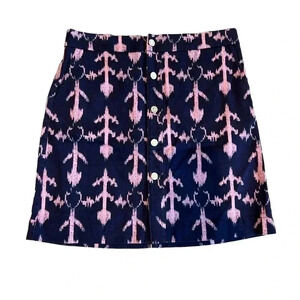 C Wonder New with Tags Gold Button Front Skirt